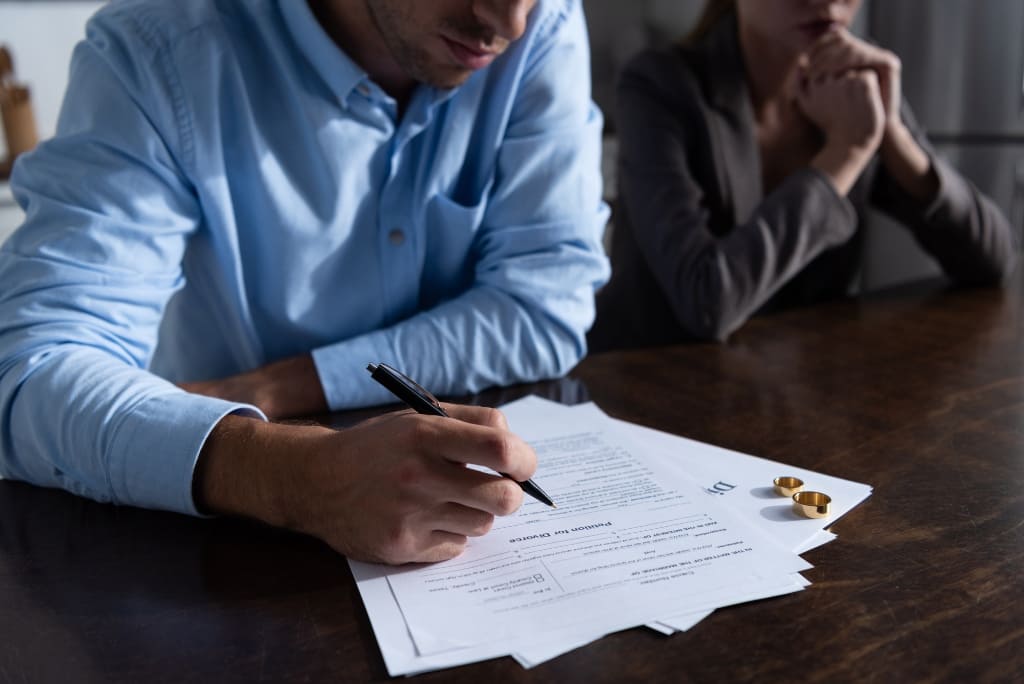 Client Signing The Legal Doc