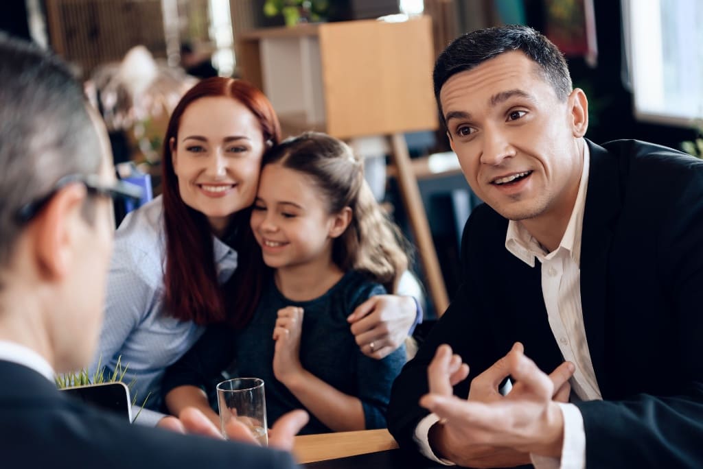 Lawyer Discussing With His Client