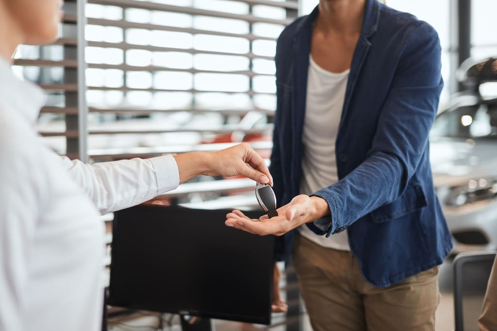 Wife Hand Overing Property To Her Husband